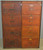 SOLD Antique Oak File Cabinet 8 Drawer Legal Size by Library Bureau
