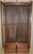 SOLD Antique Bookcase, Victorian Carved Walnut Bookcase