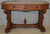 SOLD Antique Library Table, Victorian Marble Top Writing Desk