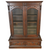 SOLD Antique Bookcase, Victorian Burl Walnut Step Back Cabinet