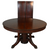 SOLD Antique Victorian Round Mahogany Claw Foot Banquet Dining Room Table