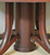 SOLD Antique Victorian Round Mahogany Claw Foot Banquet Dining Room Table