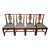 SOLD Antique Dining Chairs, Set of 4 Mahogany Chippendale Dining Room Chairs