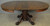SOLD Antique Dining Table, Round Oak Claw Foot Dining Room Table with 3 Leaves