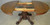 SOLD Antique Dining Table, Round Oak Claw Foot Dining Room Table with 3 Leaves