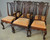 SOLD Antique Dining Room Chairs, Set of 6 Mahogany Chippendale Chairs