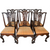 SOLD Antique Dining Room Chairs, Set of 6 Mahogany Chippendale Chairs