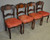 SOLD Antique Dining Chairs, Set of 4 French Empire Chairs #21445