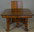 SOLD Antique Dining Room Table, Square Oak Claw Foot Dining Table w/2 Leaves