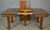 SOLD Antique Dining Room Table, Square Oak Claw Foot Dining Table w/2 Leaves