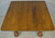 SOLD Antique Dining Room Table, Square Oak Claw Foot Dining Table w/2 Leaves