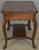 SOLD Antique Library Table, Oak Victorian Claw Foot Writing Desk
