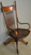 SOLD Antique Office Chair, Victorian Swivel Tilt Extra Tall Oak Office Chair