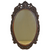 SOLD Antique Wall Mirror, Victorian Oak Heavily Carved with Cupids Wall Mirror