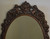 SOLD Antique Wall Mirror, Victorian Oak Heavily Carved with Cupids Wall Mirror
