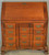 SOLD Vintage Slant Top Desk, Block Front Chippendale Mahogany Desk by Maddox