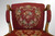 SOLD French Carved Needlepoint Arm Chair
