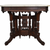 SOLD Antique Parlor Table, Victorian Carved Marble Top Hall Table