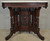 SOLD Antique Parlor Table, Victorian Carved Marble Top Hall Table