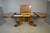 SOLD Antique Oak Dining Room Table, Tiger Sawn Oak Banquet Table