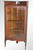 SOLD Antique Oak Victorian Corner China Cabinet