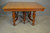 SOLD Antique Oak Dining Room Table, Carved Oak Banquet Table w/ 5 Leaves