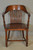 SOLD Antique Office Chair, Mahogany Bankers Lawyers Arm Chair