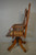 SOLD Antique Office Chair, Victorian Oak Press Back Swivel Tilt Office Chair