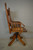 SOLD Antique Office Chair, Victorian Oak Press Back Swivel Tilt Office Chair