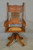 SOLD Antique Office Chair, Victorian Oak Press Back Swivel Tilt Office Chair