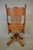 SOLD Antique Office Chair, Victorian Oak Press Back Swivel Tilt Office Chair