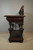 SOLD Antique Oak Server / Carved TV Stand