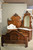 SOLD Antique Bed Set, Victorian Carved Walnut Bedroom Suite