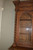 SOLD Antique China Closet, Oak Carved Bookcase or Cupboard