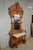 SOLD Antique Hall Tree, Victorian Renaissance Large Marble Top Hall Tree