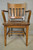 SOLD Antique Oak Office Chair, Lawyer's Banker's Armchair