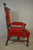SOLD Antique Hall Chair, Carved Oak Throne Chair
