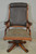 SOLD Antique Victorian Walnut Extra Tall Swivel Tilt Lawyers Office Chair