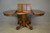 SOLD Antique Dining Table / Round Oak Banquet Table Lion Carved Legs