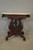 SOLD Antique Parlor Table, Victorian Carved Marble Top Stand