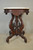 SOLD Antique Parlor Table, Victorian Carved Marble Top Stand