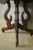 SOLD Antique Parlor Table, Victorian Carved Marble Top Stand