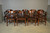 SOLD Antique Lawyers Arm Chairs - Assembled Set of 8