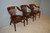 SOLD Antique Office Chairs Set of Three Lawyers Arm Chairs