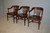 SOLD Antique Office Chairs Set of Three Lawyers Arm Chairs