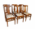 SOLD Antique Dining Room Chairs, Tiger Sawn Oak
