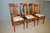SOLD Antique Dining Room Chairs, Tiger Sawn Oak