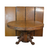 SOLD  Antique Dining Room Table, Round Oak Lionhead Dining Table w/ 4 Leaves