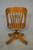 SOLD Antique Oak Office Chair, Swivel and Tilt
