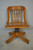 SOLD Antique Oak Office Chair, Swivel and Tilt